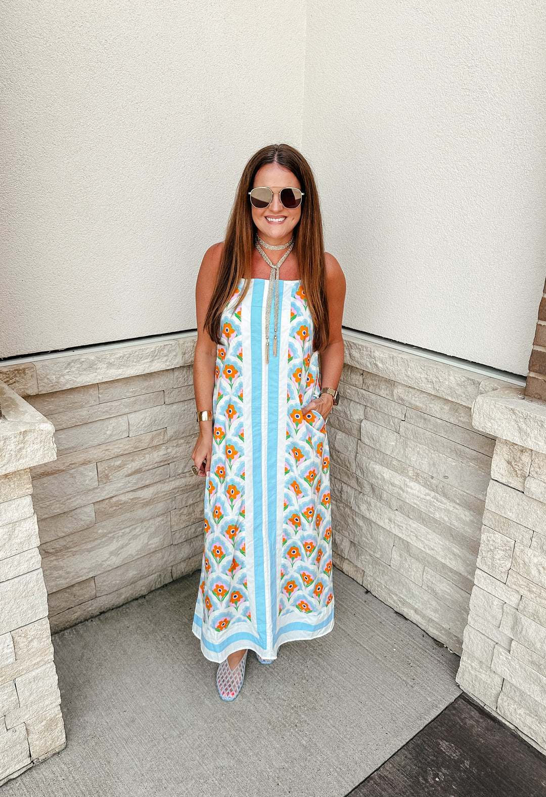 Bloomin' Blue Dress