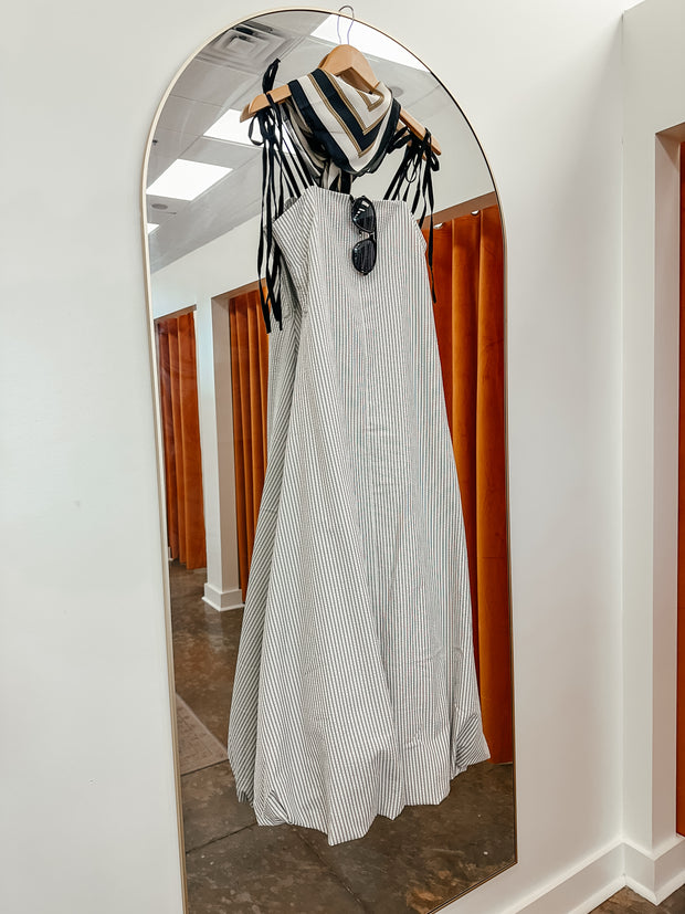 Bubble Hem Maxi Dress