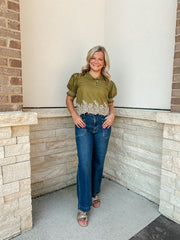 Evelyn Embroidered Top