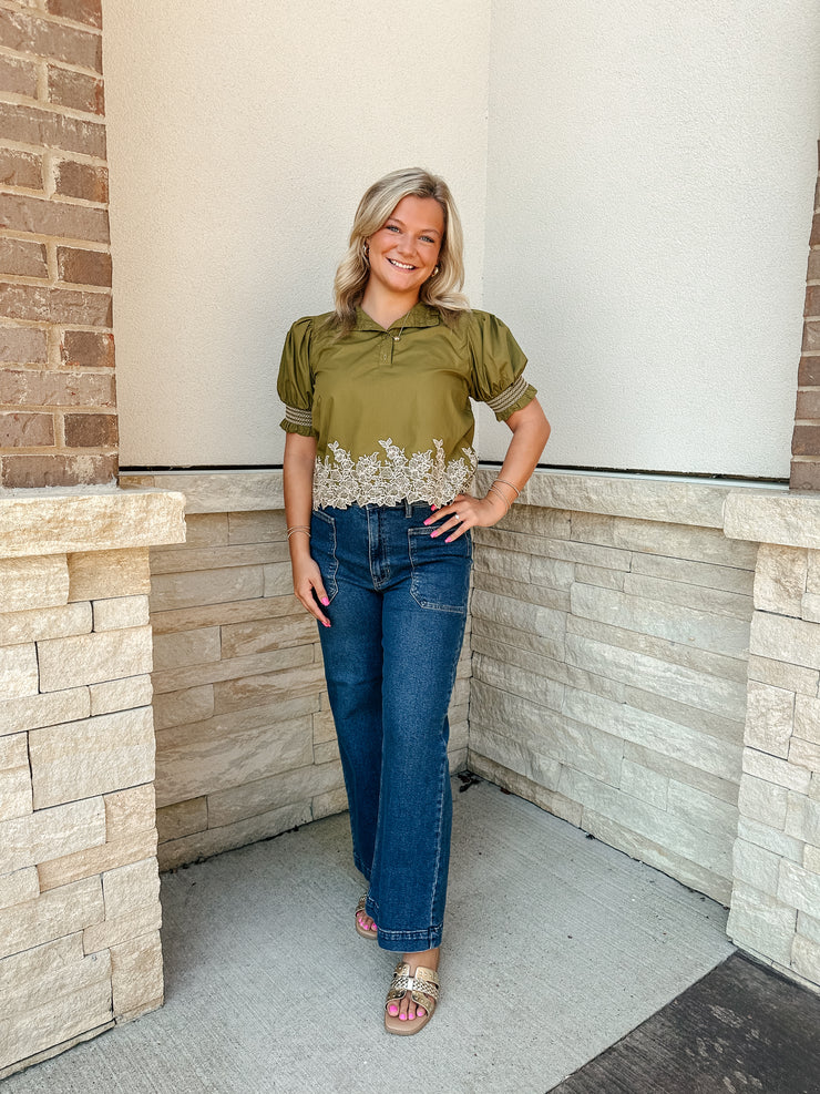 Evelyn Embroidered Top