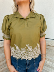 Evelyn Embroidered Top