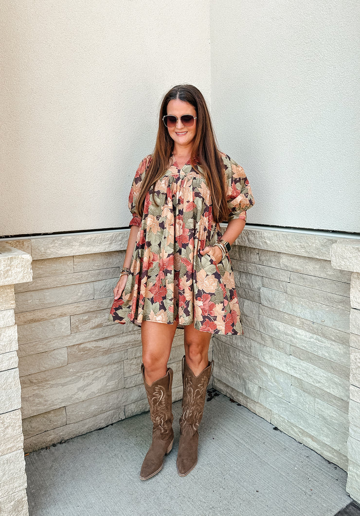 Fall is in the Air Dress