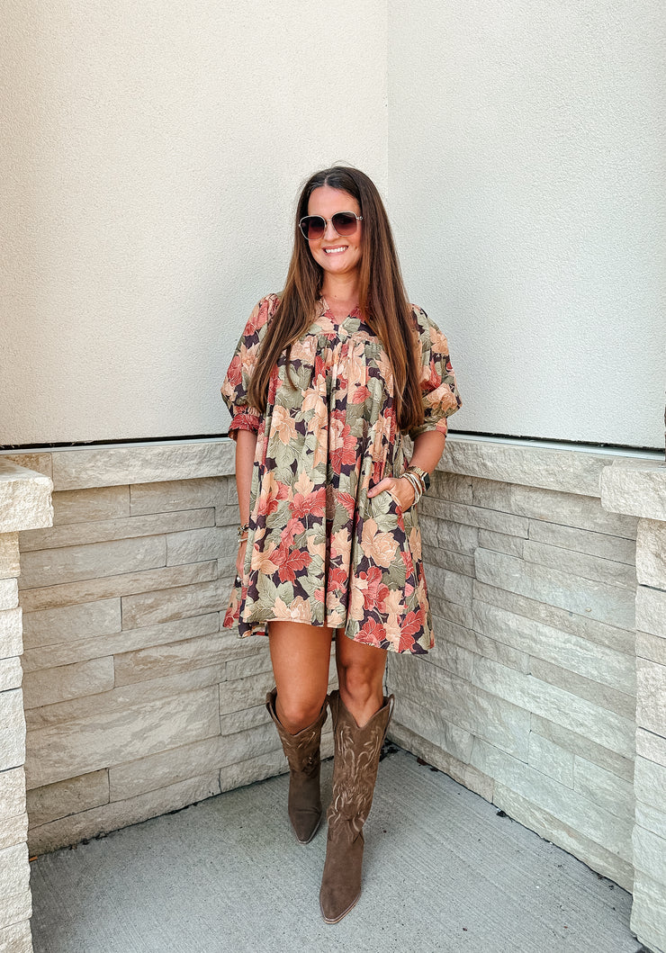 Fall is in the Air Dress