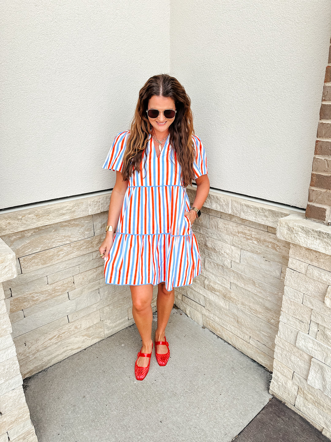 Red White & Blue Dress
