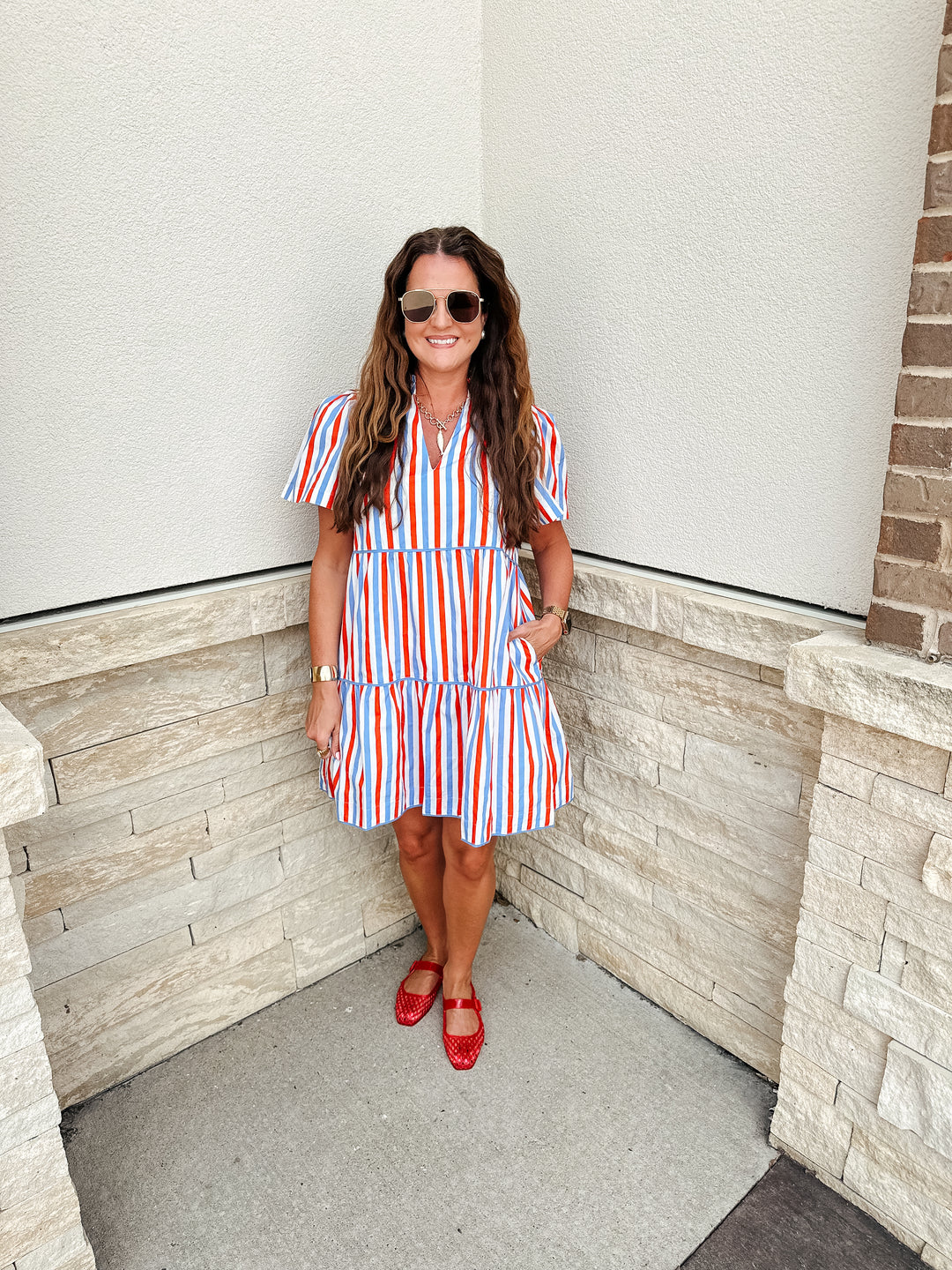 Red White & Blue Dress