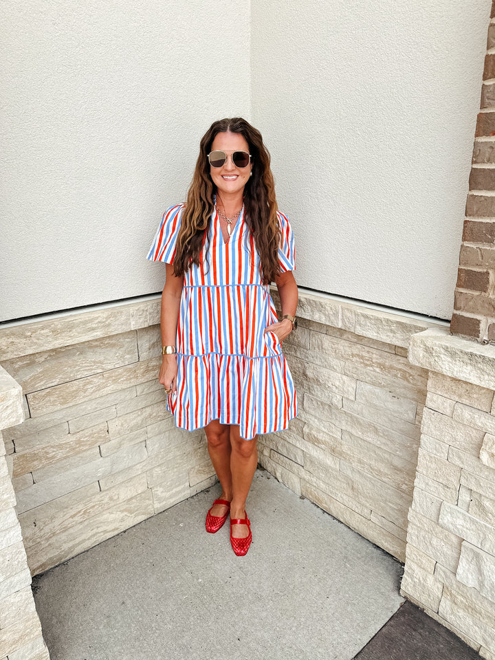 Red White & Blue Dress