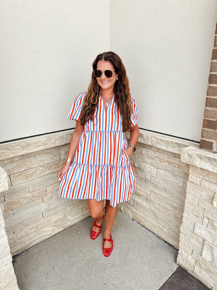 Red White & Blue Dress