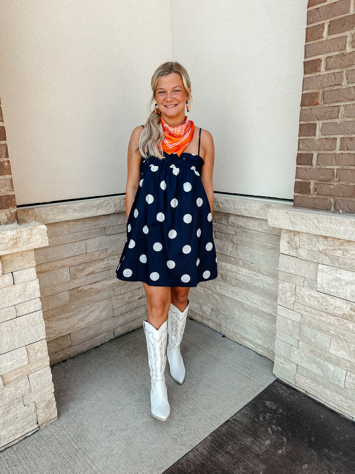 Polka Dot Mini Dress