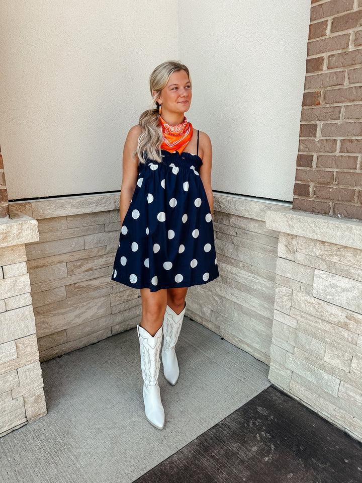 Polka Dot Mini Dress