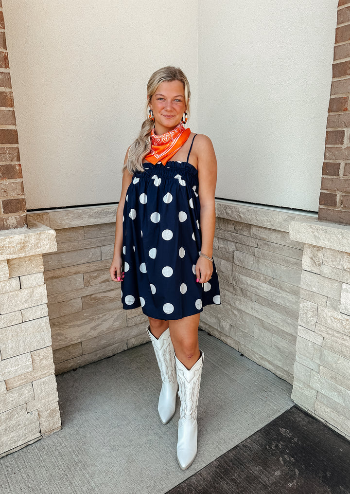 Polka Dot Mini Dress