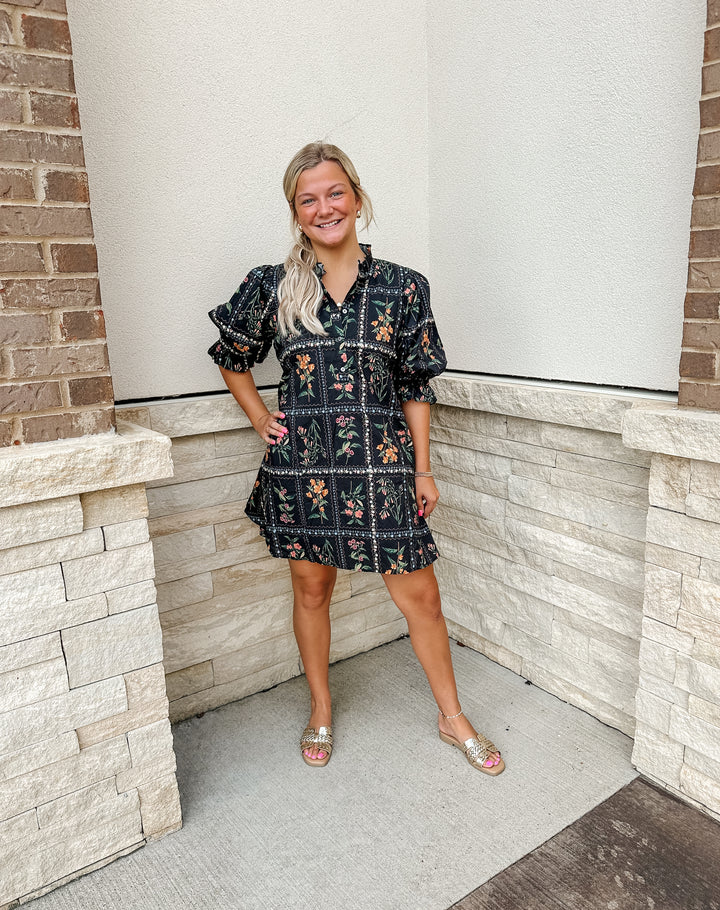 Floral Ruffle Dress