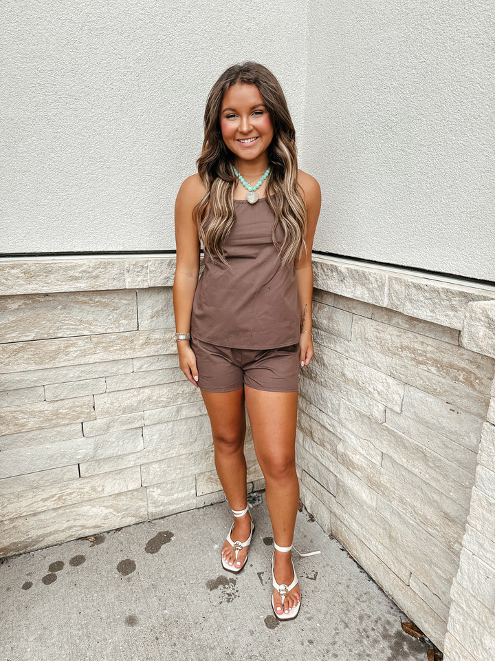 Little Brown Shorts