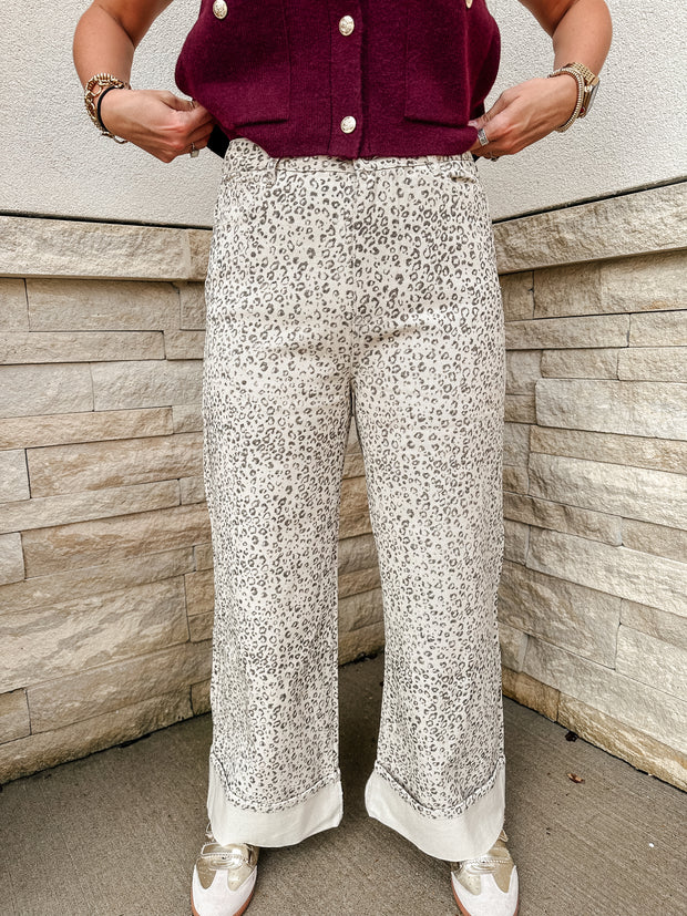 Leopard High Waist Pants