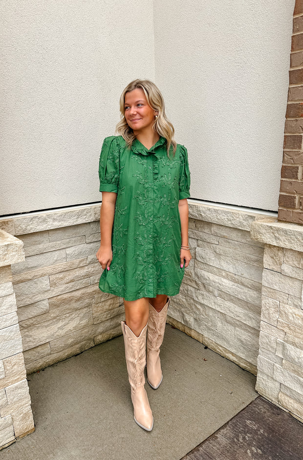 Floral Monochrome Dress