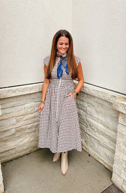 Give Thanks Gingham Dress