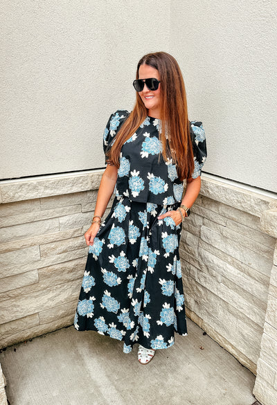 For the Love of Floral Skirt
