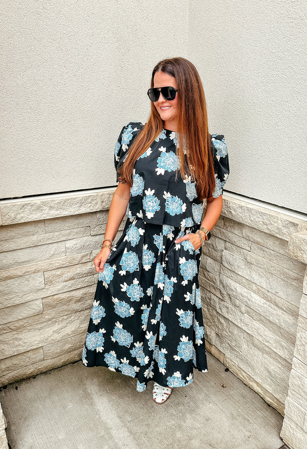 For the Love of Floral Skirt
