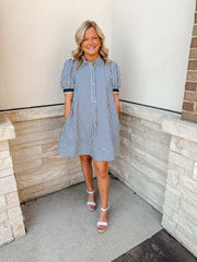Stripe up the Band Dress