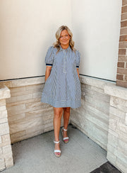 Stripe up the Band Dress