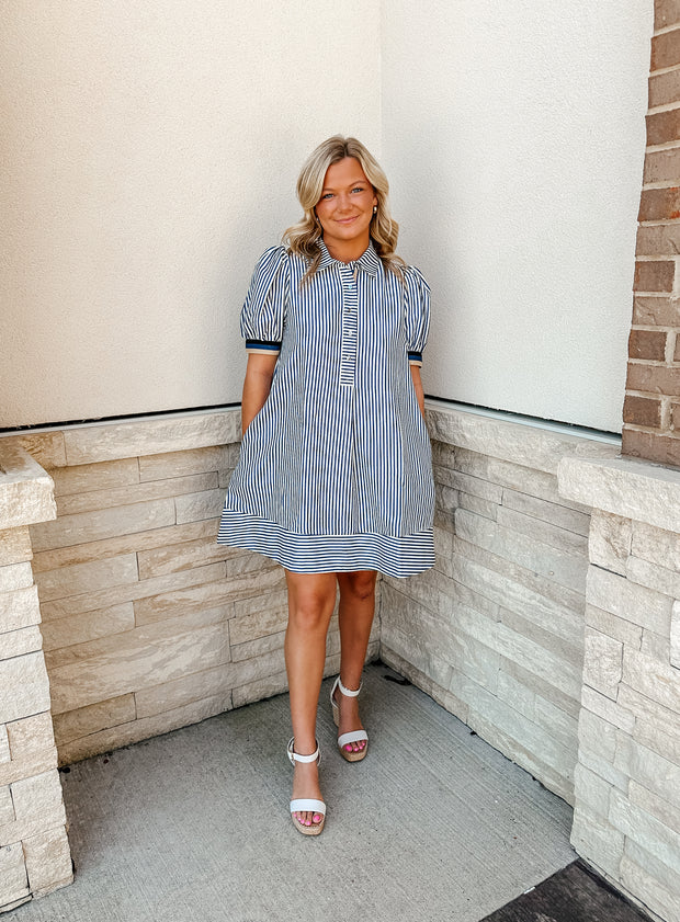 Stripe up the Band Dress