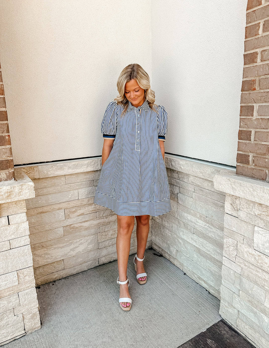 Stripe up the Band Dress