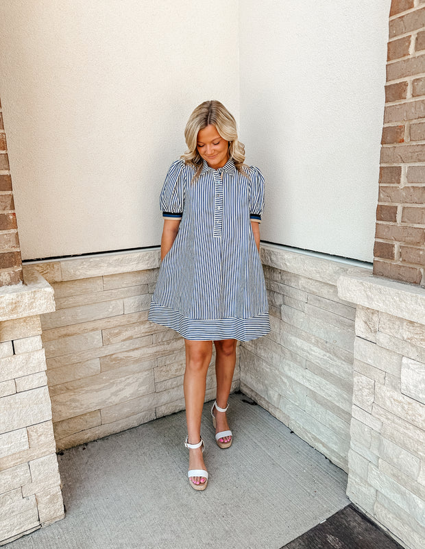 Stripe up the Band Dress
