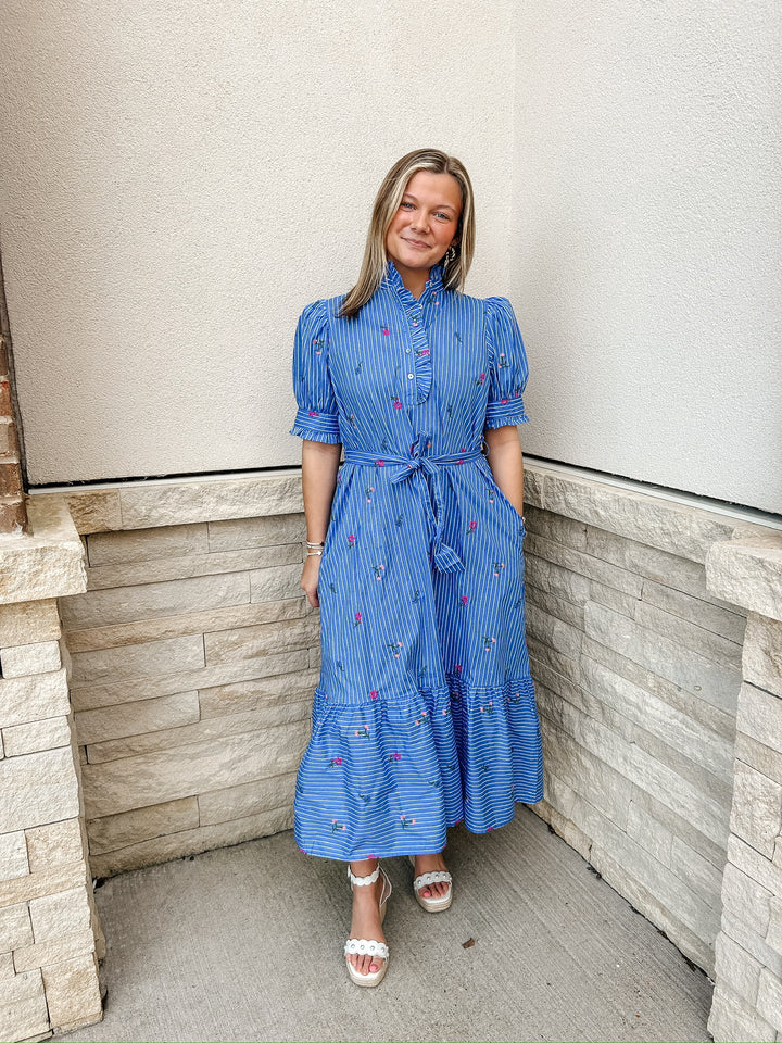 Wildflower Stripe Maxi