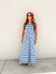 Hamptons Baby Blue Maxi Dress