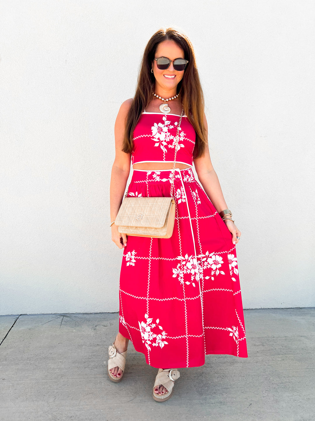 Summer Hibiscus Set Top
