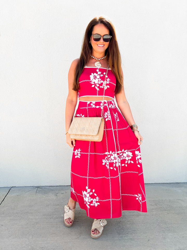 Summer Hibiscus Set Top