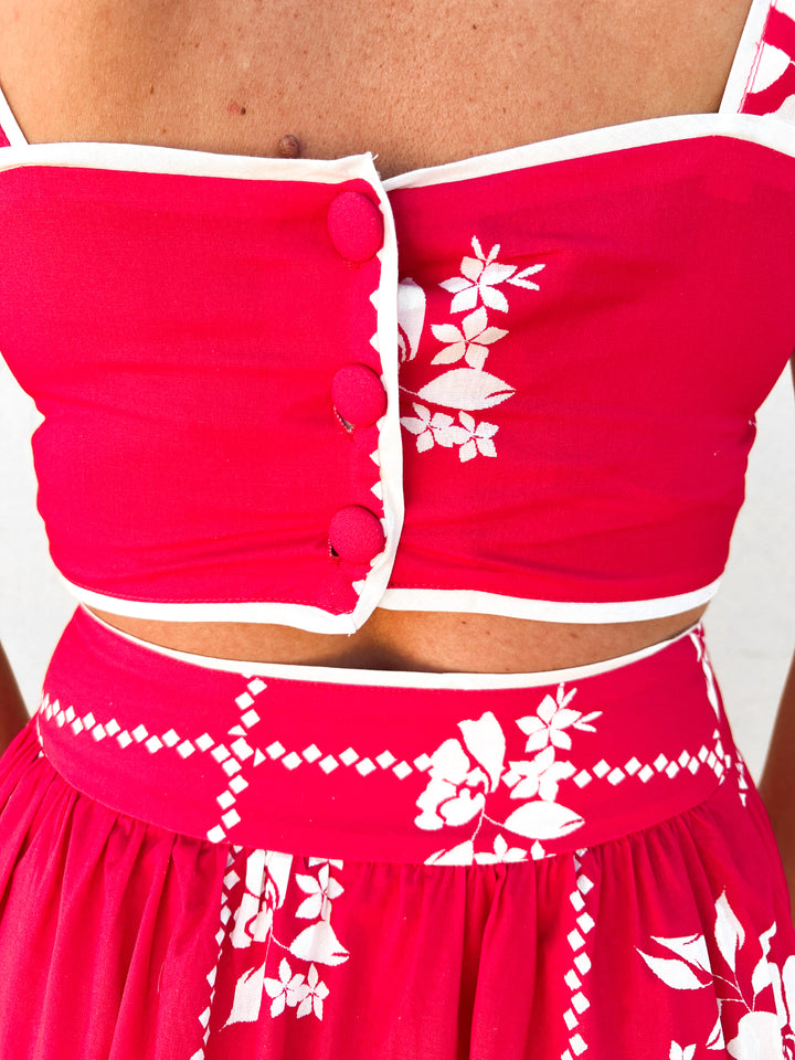 Summer Hibiscus Set Top